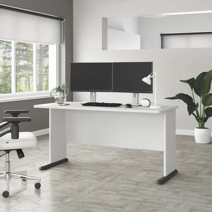 Bush Furniture - Studio A 60W Computer Desk in White - SDD160WH veiw 1
