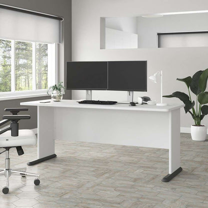 Bush Furniture - Studio A 72W Computer Desk in White - SDD172WH veiw 1