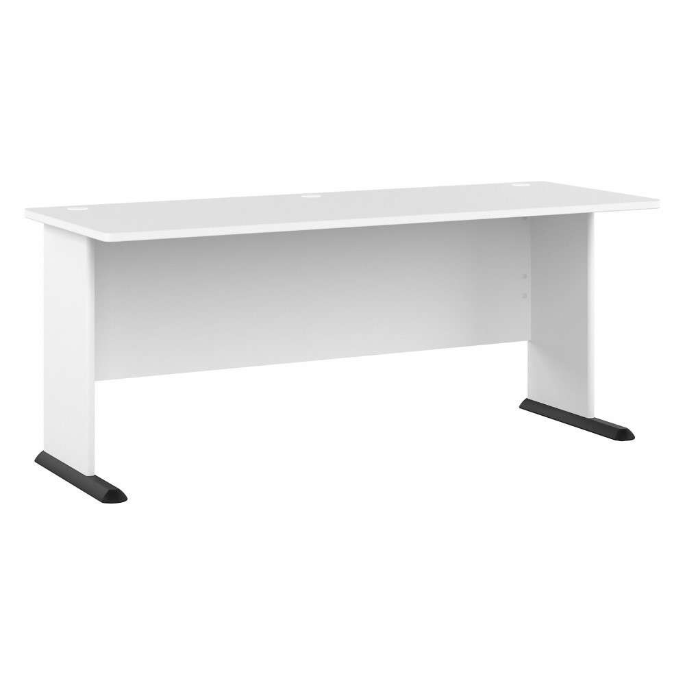 Bush Furniture - Studio A 72W Computer Desk in White - SDD172WH veiw 2