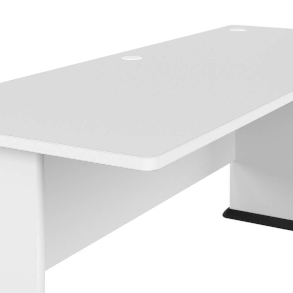 Bush Furniture - Studio A 72W Computer Desk in White - SDD172WH veiw 5