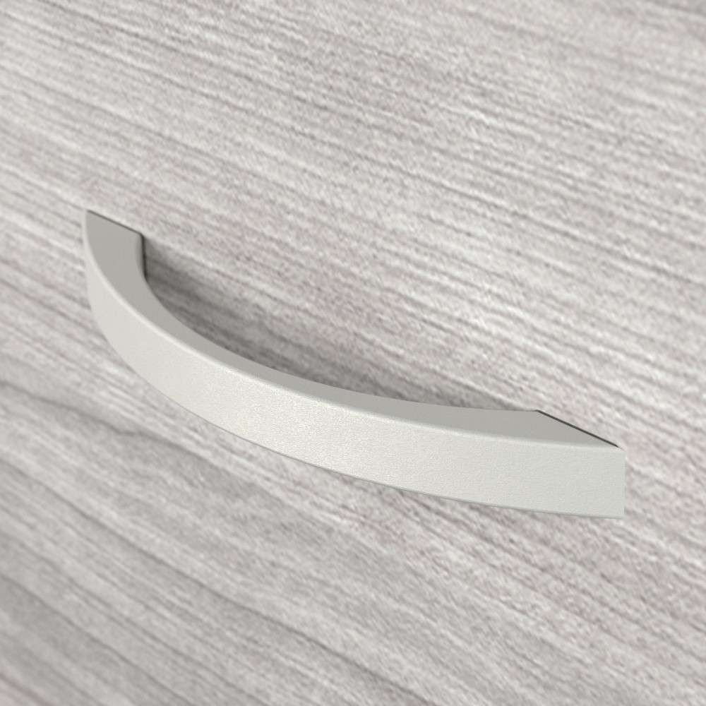 Bush Furniture - Studio A Tall 5 Shelf Bookcase with Doors in Platinum Gray - STA010PG veiw 4