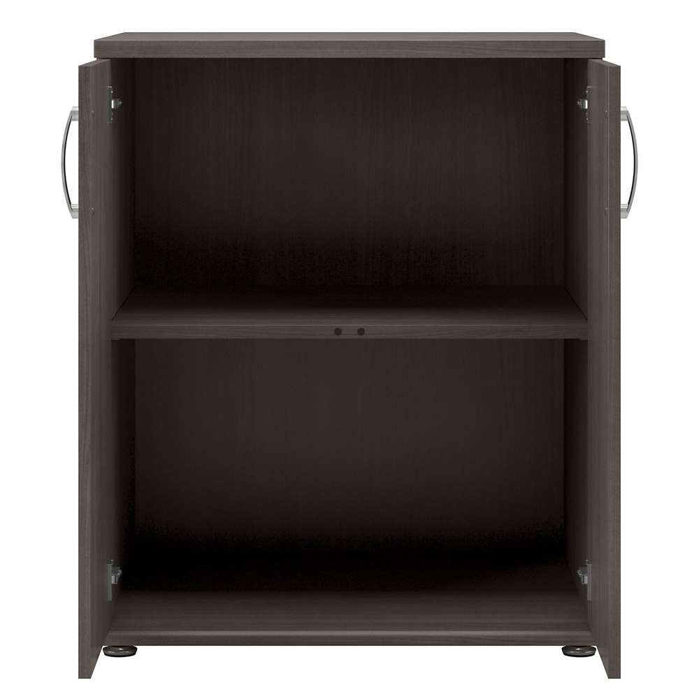 Bush Furniture - Universal Closet Organizer with Doors and Shelves in Storm Gray - CLS128SG-Z veiw 6
