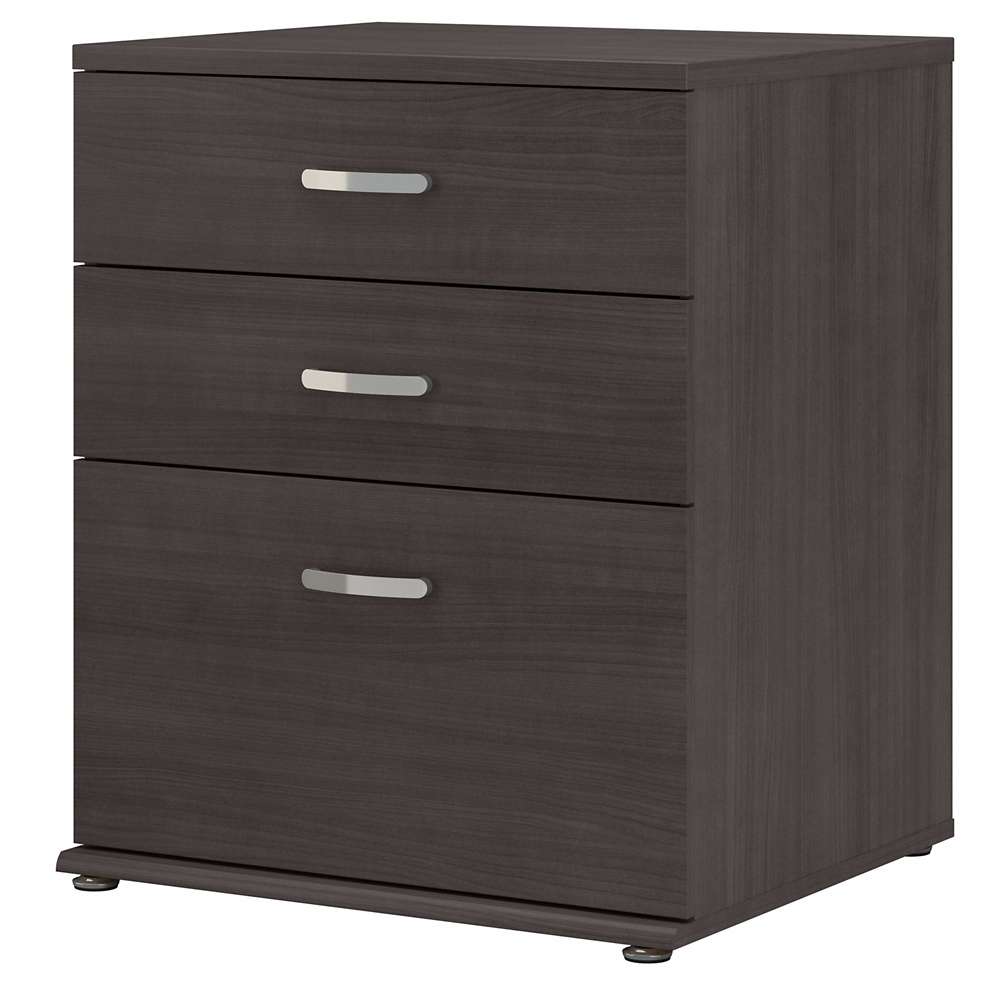 Bush Furniture - Universal Closet Organizer with Drawers in Storm Gray - CLS328SG-Z veiw 1