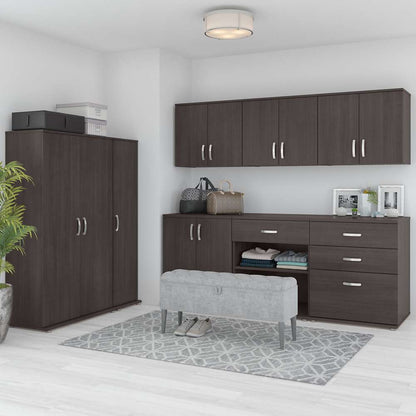 Bush Furniture - Universal Closet Organizer with Drawers in Storm Gray - CLS328SG-Z veiw 7