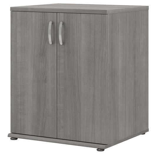 Bush Furniture - Universal Garage Storage Cabinet with Doors and Shelves in Platinum Gray - GAS128PG-Z veiw 1