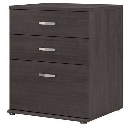 Bush Furniture - Universal Laundry Room Storage Cabinet with Drawers in Storm Gray - LNS328SG-Z veiw 1