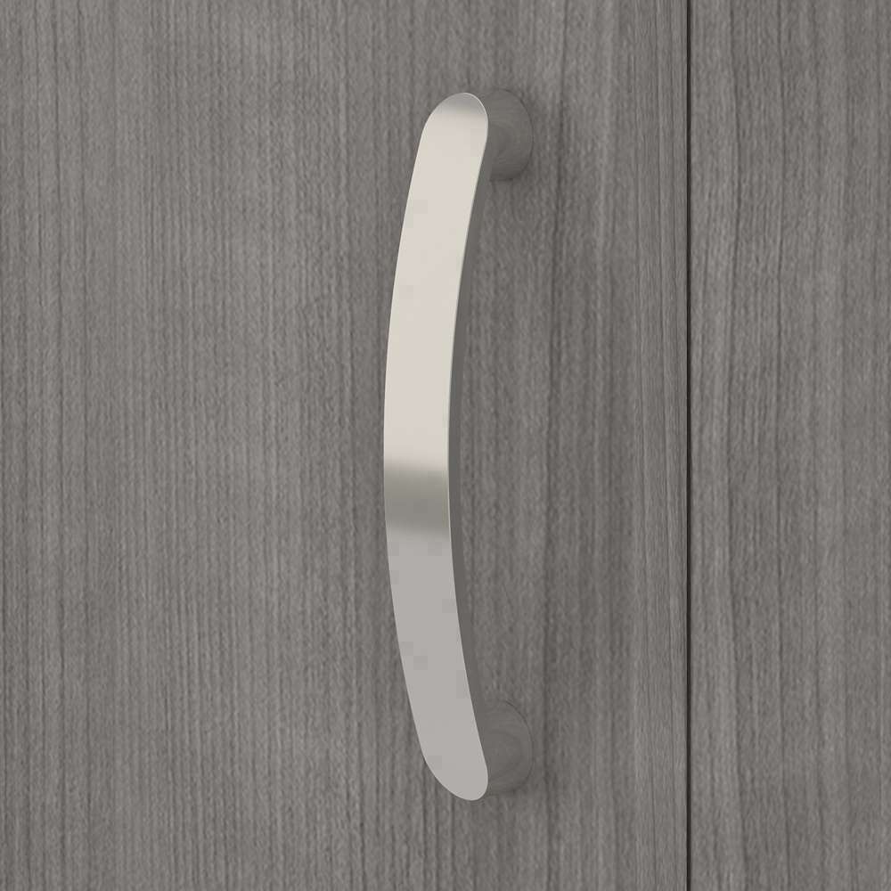 Bush Furniture - Universal Tall Garage Storage Cabinet with Doors and Shelves in Platinum Gray - GAS136PG-Z veiw 5