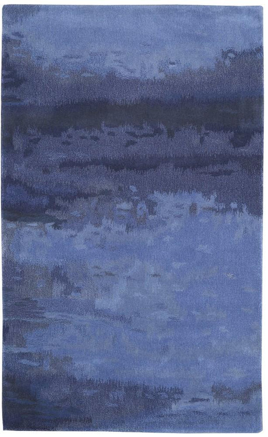 Calvin Klein - Home Luster Wash SW18 Blue 3x5 Area Rug - SW18-99446351791_CLOSEOUT veiw 1