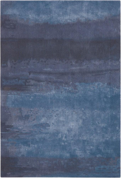 Calvin Klein - Home Luster Wash SW18 Blue 56in x 8 Area Rug - SW18-99446351814_CLOSEOUT veiw 1