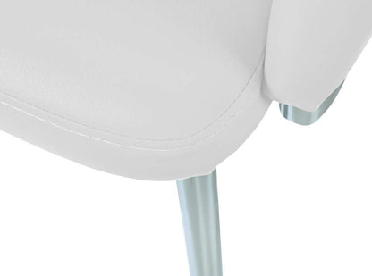 Chintaly - Dusty Club Style Swivel Arm Chair Kd White (Set of 2) - DUSTY-AC-WHT-KD veiw 7