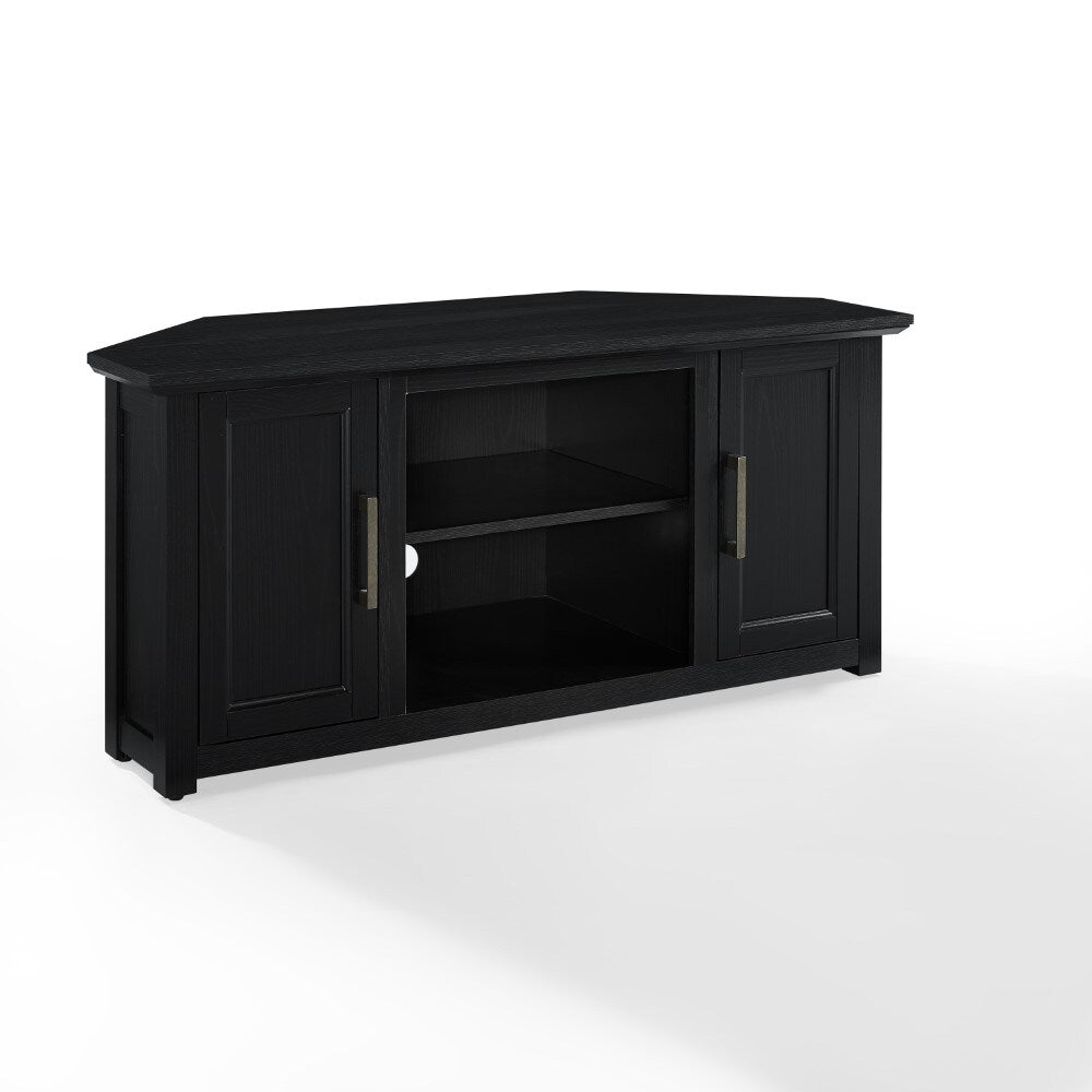 Crosley Furniture - Camden 48in Corner TV Stand Black - CF101248-BK veiw 1