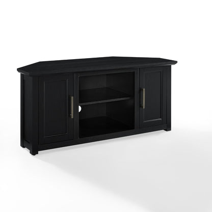 Crosley Furniture - Camden 48in Corner TV Stand Black - CF101248-BK veiw 1