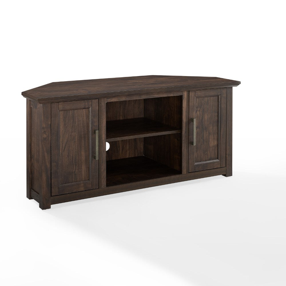 Crosley Furniture - Camden 48in Corner TV Stand Dark Walnut - CF101248-DW veiw 1