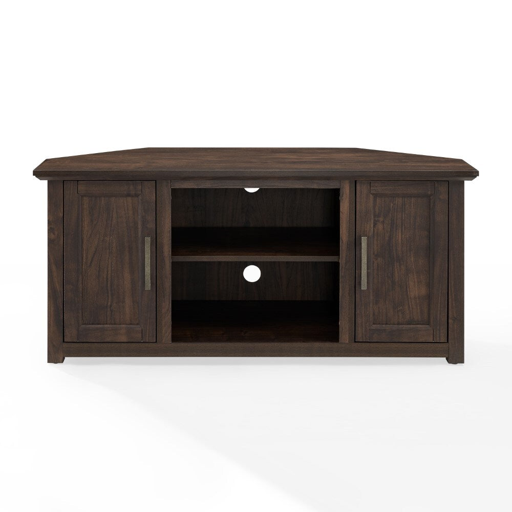 Crosley Furniture - Camden 48in Corner TV Stand Dark Walnut - CF101248-DW veiw 2
