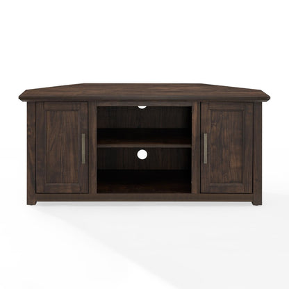Crosley Furniture - Camden 48in Corner TV Stand Dark Walnut - CF101248-DW veiw 2