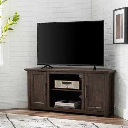 Crosley Furniture - Camden 48in Corner TV Stand Dark Walnut - CF101248-DW veiw 8