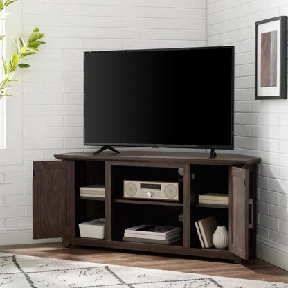 Crosley Furniture - Camden 48in Corner TV Stand Dark Walnut - CF101248-DW veiw 10