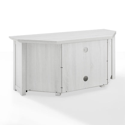 Crosley Furniture - Camden 48in Corner TV Stand Whitewash - CF101248-WW veiw 3