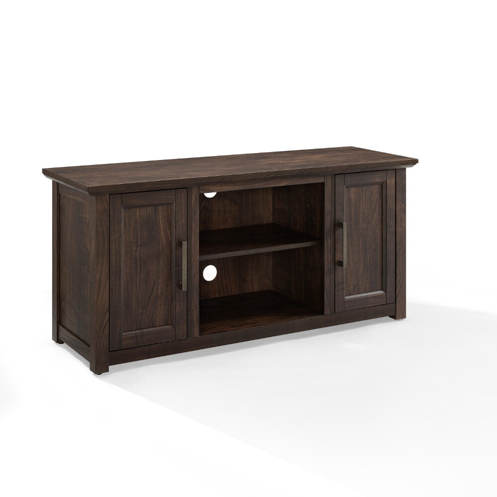 Crosley Furniture - Camden 48in Low Profile TV Stand Dark Walnut - CF101148-DW veiw 1