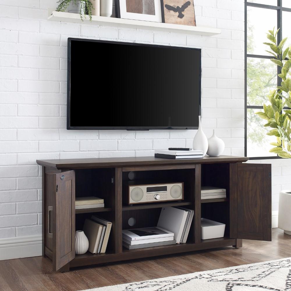 Crosley Furniture - Camden 48in Low Profile TV Stand Dark Walnut - CF101148-DW veiw 10