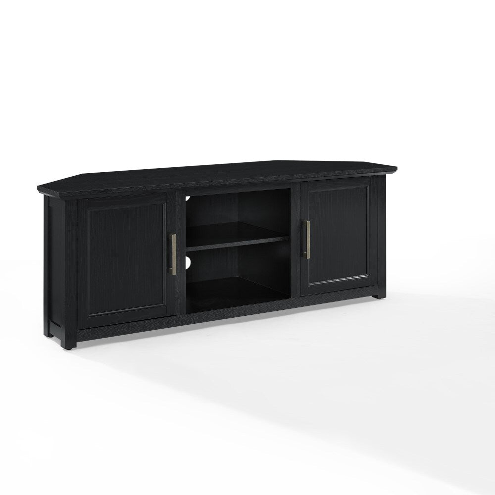 Crosley Furniture - Camden 58in Corner TV Stand Black - CF101258-BK veiw 1