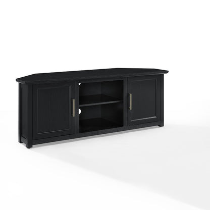 Crosley Furniture - Camden 58in Corner TV Stand Black - CF101258-BK veiw 1