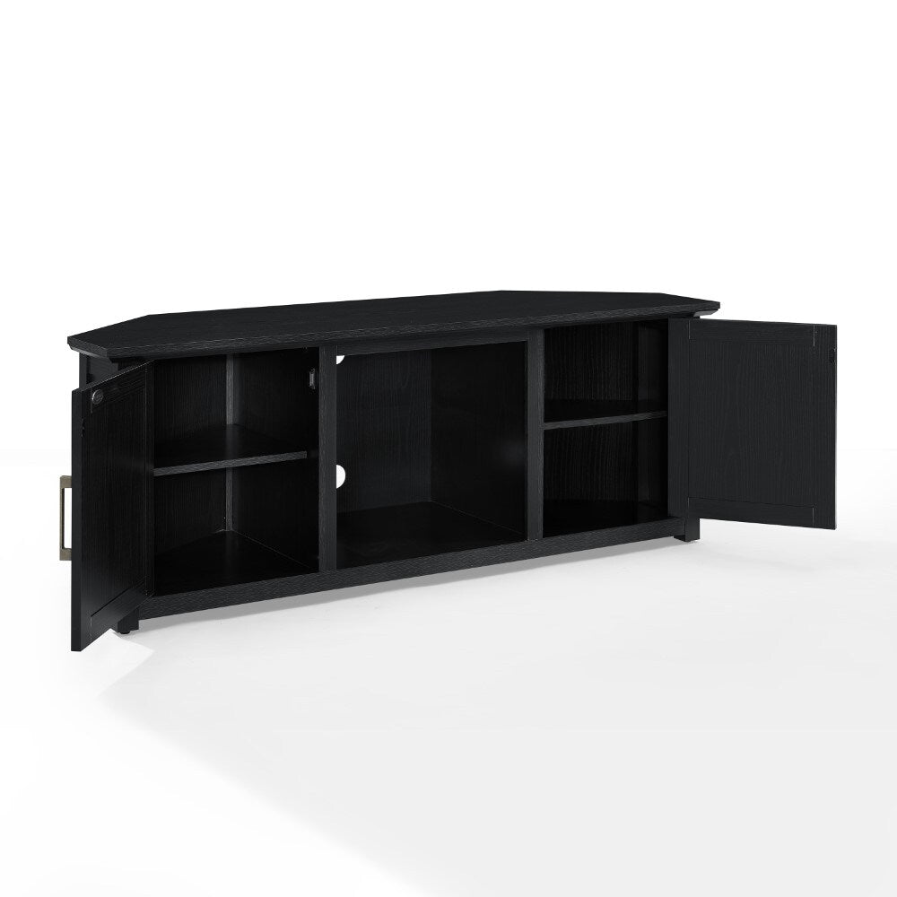 Crosley Furniture - Camden 58in Corner TV Stand Black - CF101258-BK veiw 4