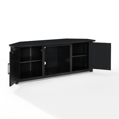Crosley Furniture - Camden 58in Corner TV Stand Black - CF101258-BK veiw 4