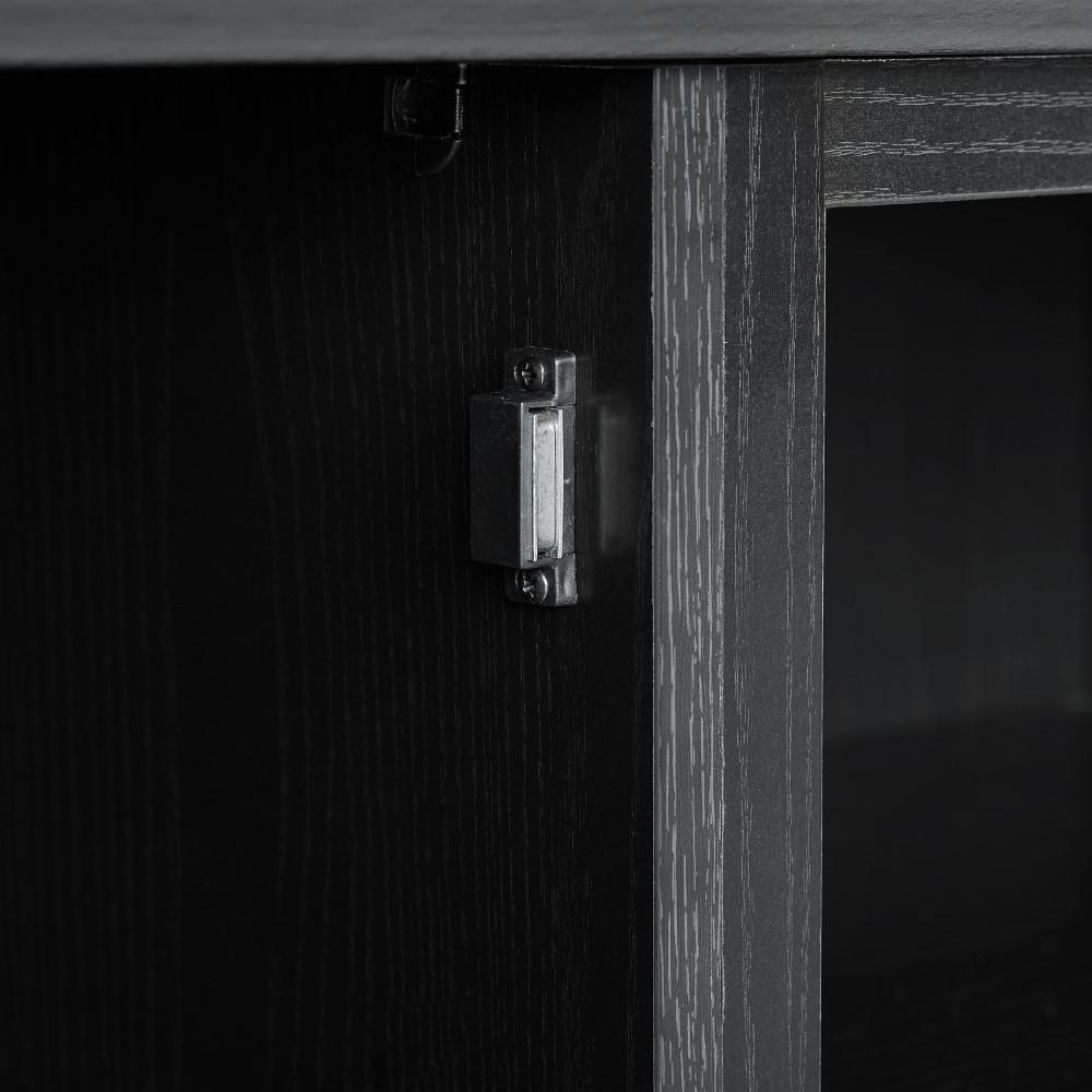 Crosley Furniture - Camden 58in Corner TV Stand Black - CF101258-BK veiw 6