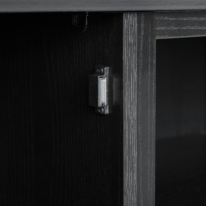 Crosley Furniture - Camden 58in Corner TV Stand Black - CF101258-BK veiw 6