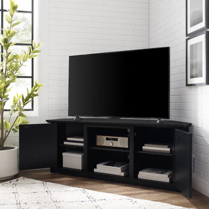 Crosley Furniture - Camden 58in Corner TV Stand Black - CF101258-BK veiw 10