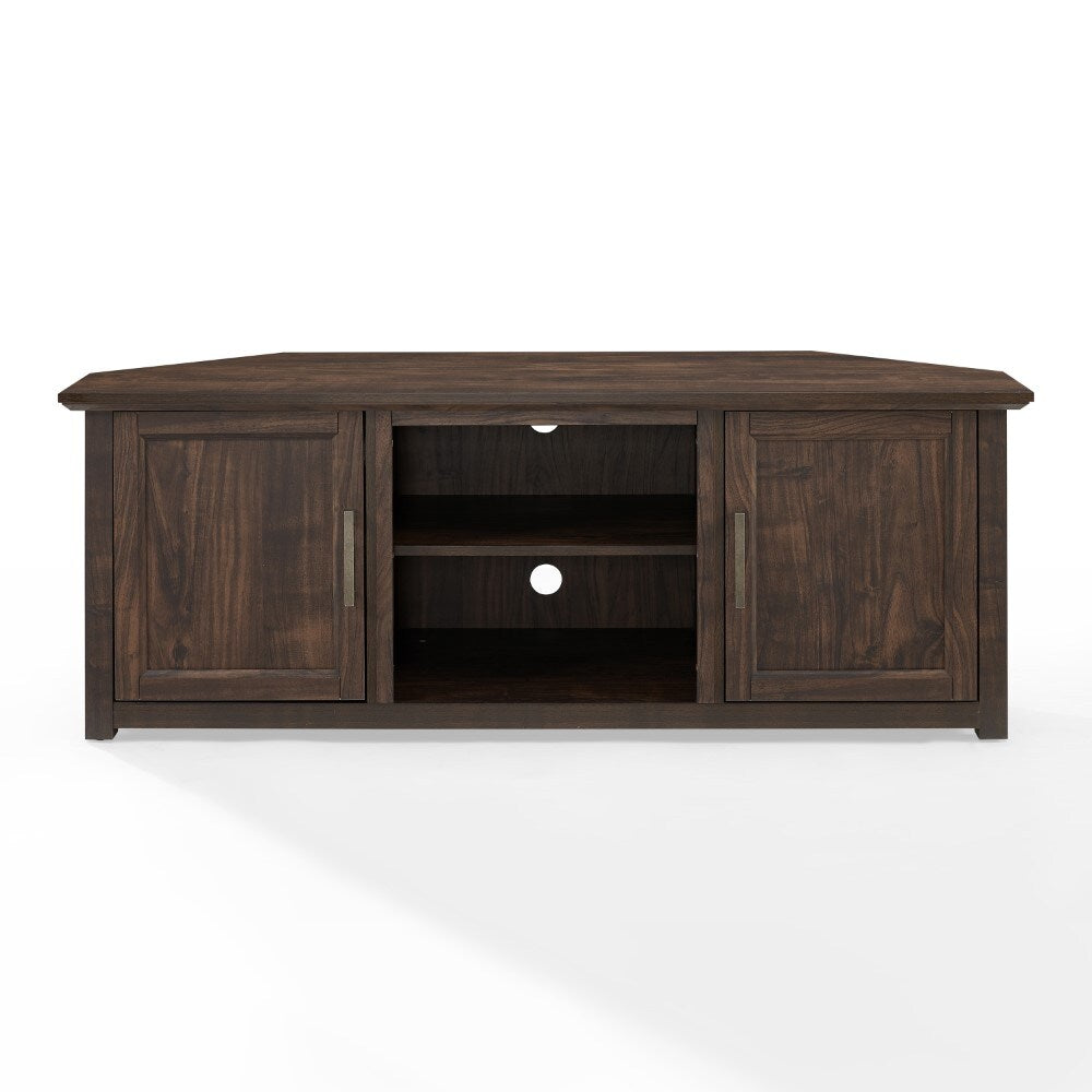 Crosley Furniture - Camden 58in Corner TV Stand Dark Walnut - CF101258-DW veiw 2