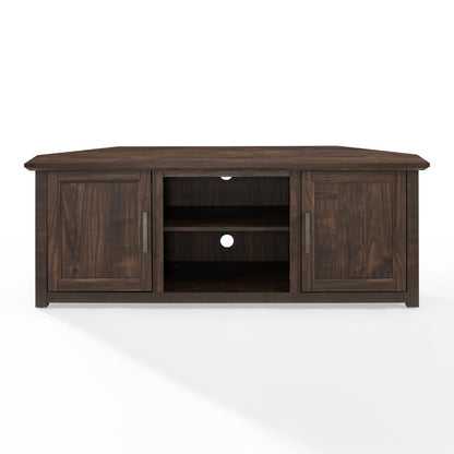 Crosley Furniture - Camden 58in Corner TV Stand Dark Walnut - CF101258-DW veiw 2
