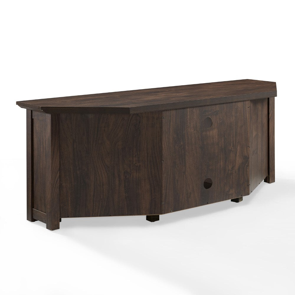 Crosley Furniture - Camden 58in Corner TV Stand Dark Walnut - CF101258-DW veiw 3