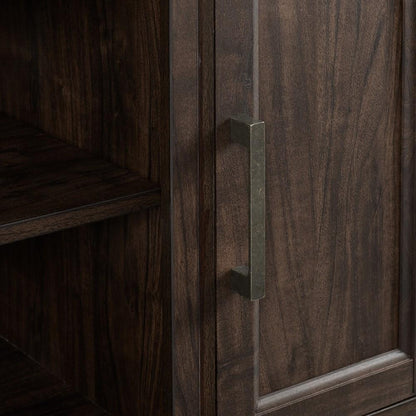 Crosley Furniture - Camden 58in Corner TV Stand Dark Walnut - CF101258-DW veiw 5