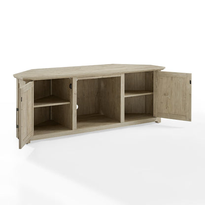 Crosley Furniture - Camden 58in Corner TV Stand Frosted Oak - CF101258-FO veiw 4