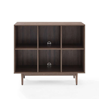 Crosley Furniture - Liam 6 Cube Bookcase Walnut - CF1121-WA veiw 2