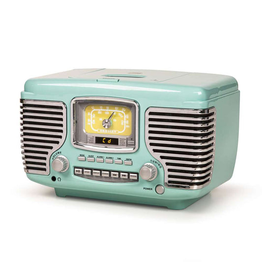 Crosley Radio - Corsair Radio Cd Player In Aqua Blue - CR612B-AB veiw 1