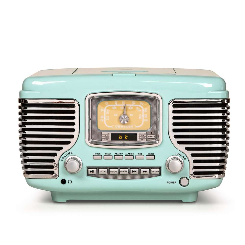 Crosley Radio - Corsair Radio Cd Player In Aqua Blue - CR612B-AB veiw 3
