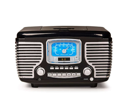 Crosley Radio - Corsair Radio Cd Player In Black - CR612B-BK veiw 1