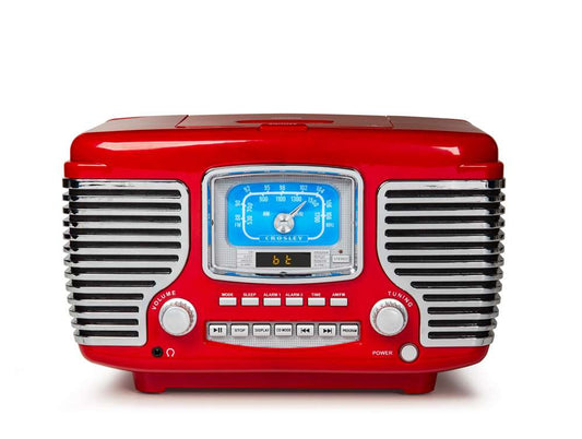 Crosley Radio - Corsair Radio Cd Player In Red - CR612B-RE veiw 1