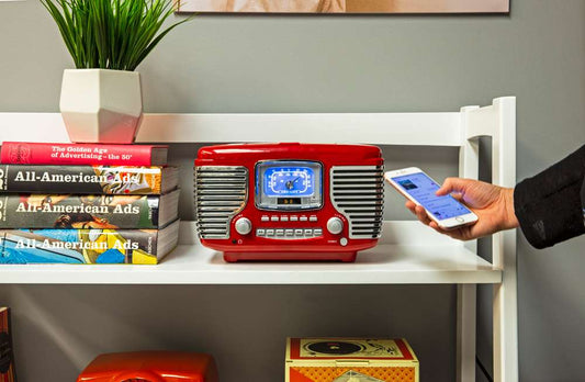 Crosley Radio - Corsair Radio Cd Player In Red - CR612B-RE veiw 2