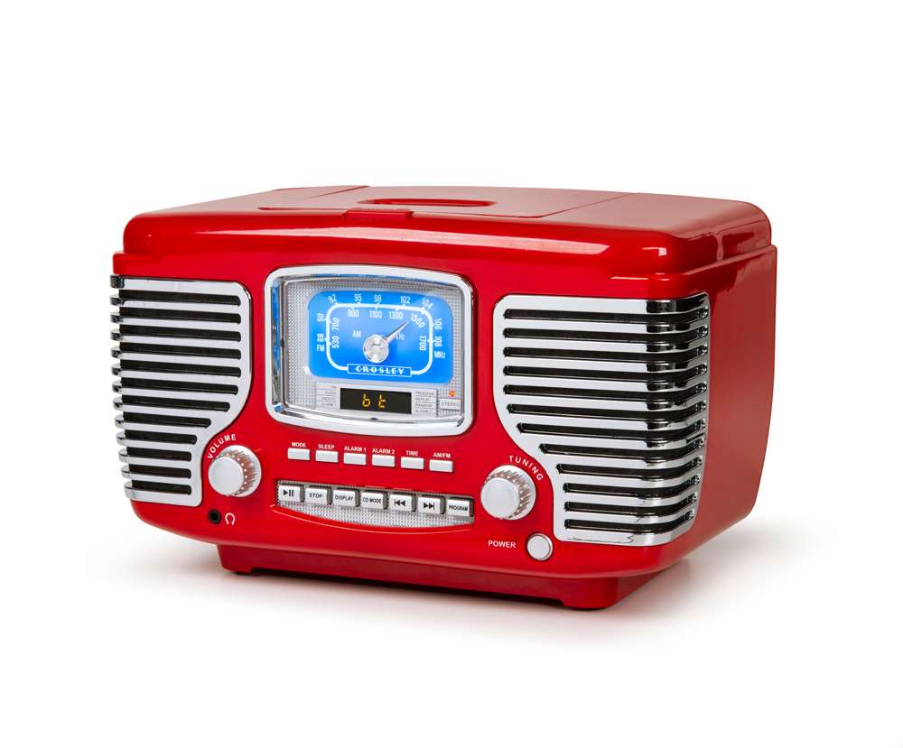 Crosley Radio - Corsair Radio Cd Player In Red - CR612B-RE veiw 4