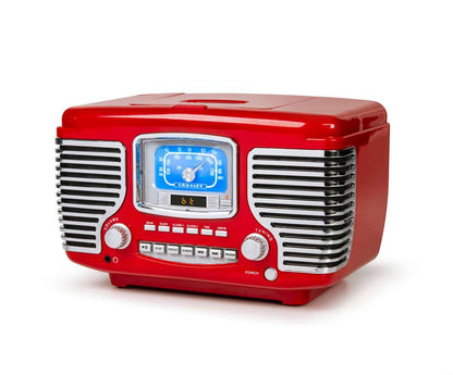 Crosley Radio - Corsair Radio Cd Player In Red - CR612B-RE veiw 4
