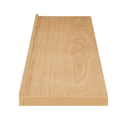 Euro Style - Bianca 48in Floating Shelf in Oak - 90428-OAK veiw 3