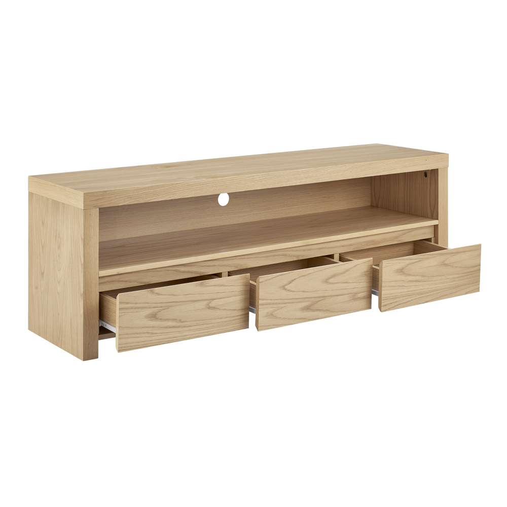 Euro Style - Bryant Media Stand in Oak - 09839OAK-KIT veiw 3