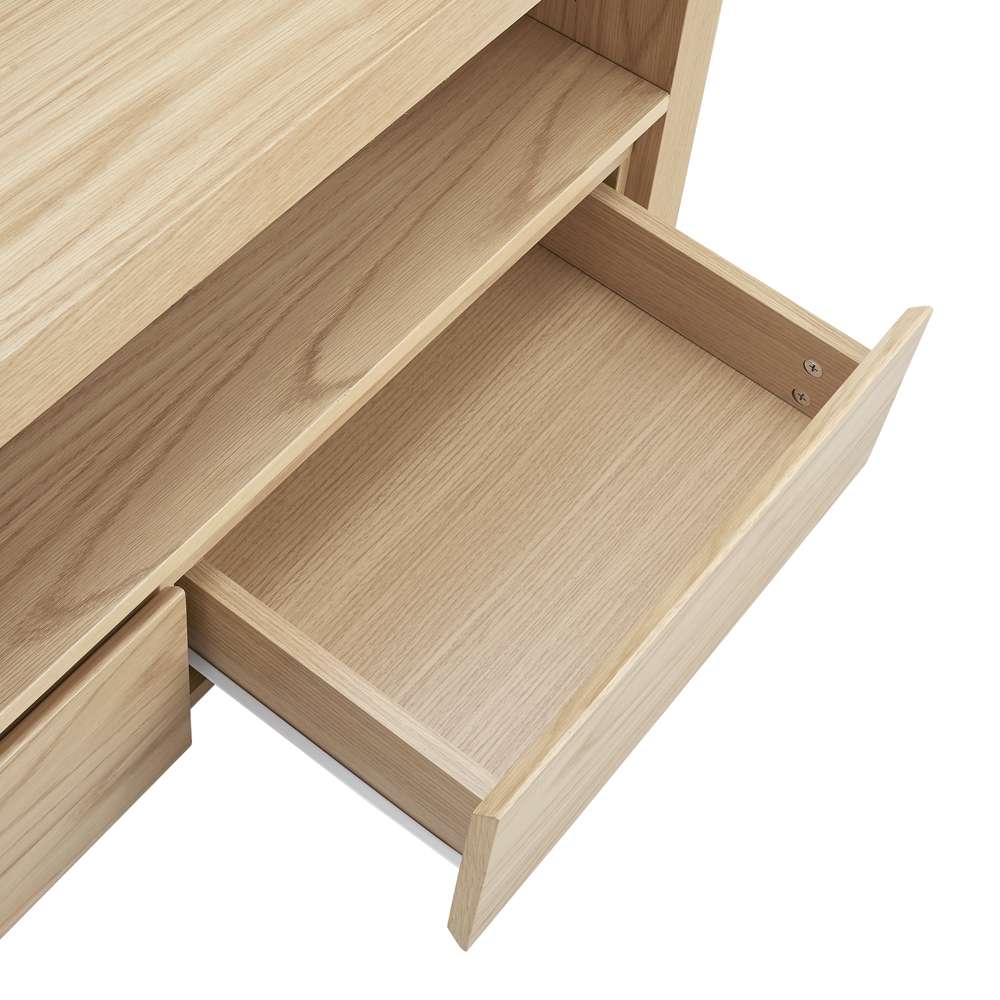 Euro Style - Bryant Media Stand in Oak - 09839OAK-KIT veiw 7