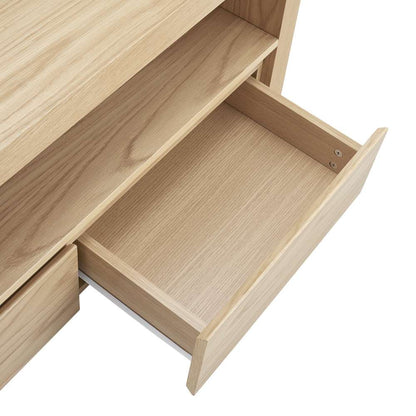 Euro Style - Bryant Media Stand in Oak - 09839OAK-KIT veiw 7