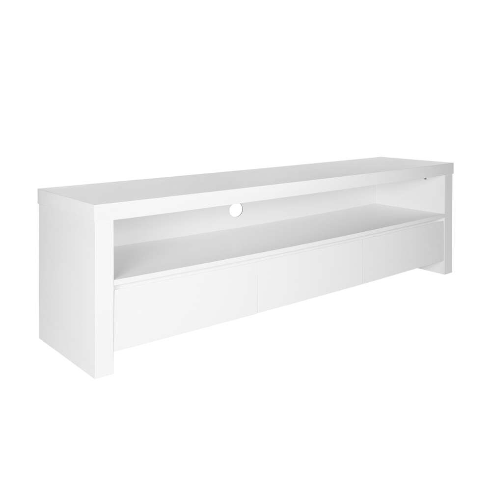 Euro Style - Bryant Media Stand in Matte White - 09839MTWHT-KIT veiw 2