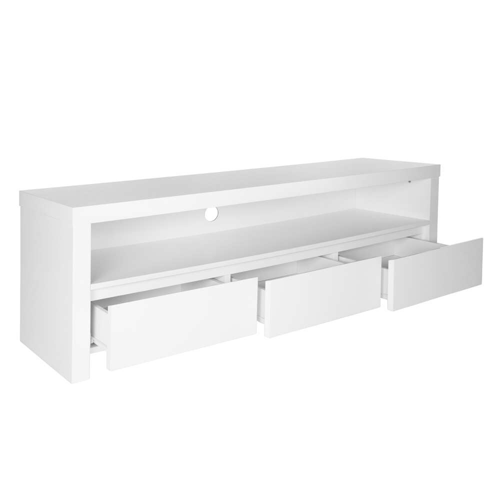 Euro Style - Bryant Media Stand in Matte White - 09839MTWHT-KIT veiw 4
